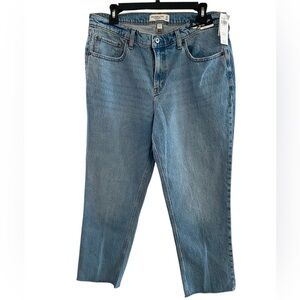 Abercrombie &Fitch curve love 90’s straight mid rise jeans 32 short NWT $90
